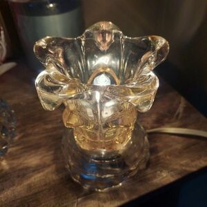 Vintage Glass Daffodil Dimming Lamp
